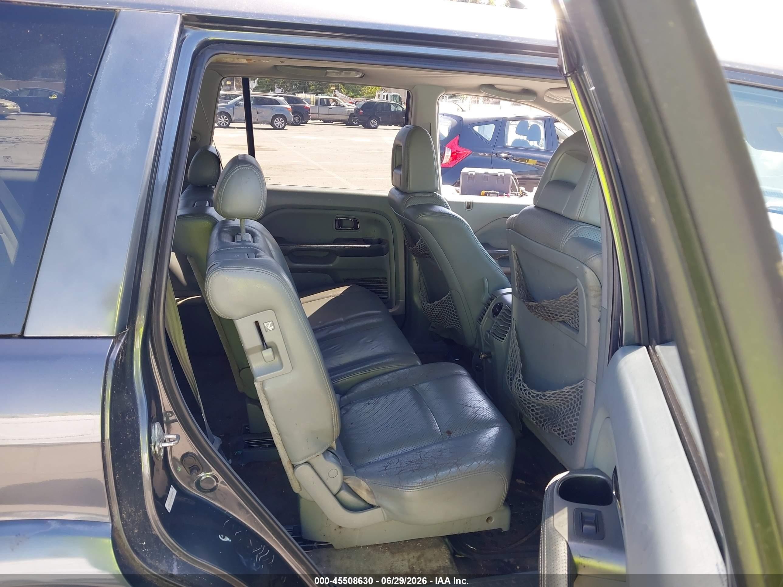 2005 Honda Pilot Ex-l Green vin: 2HKYF18705H533775