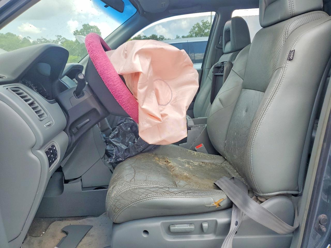 2005 Honda Pilot Exl Blue vin: 2HKYF18705H550754