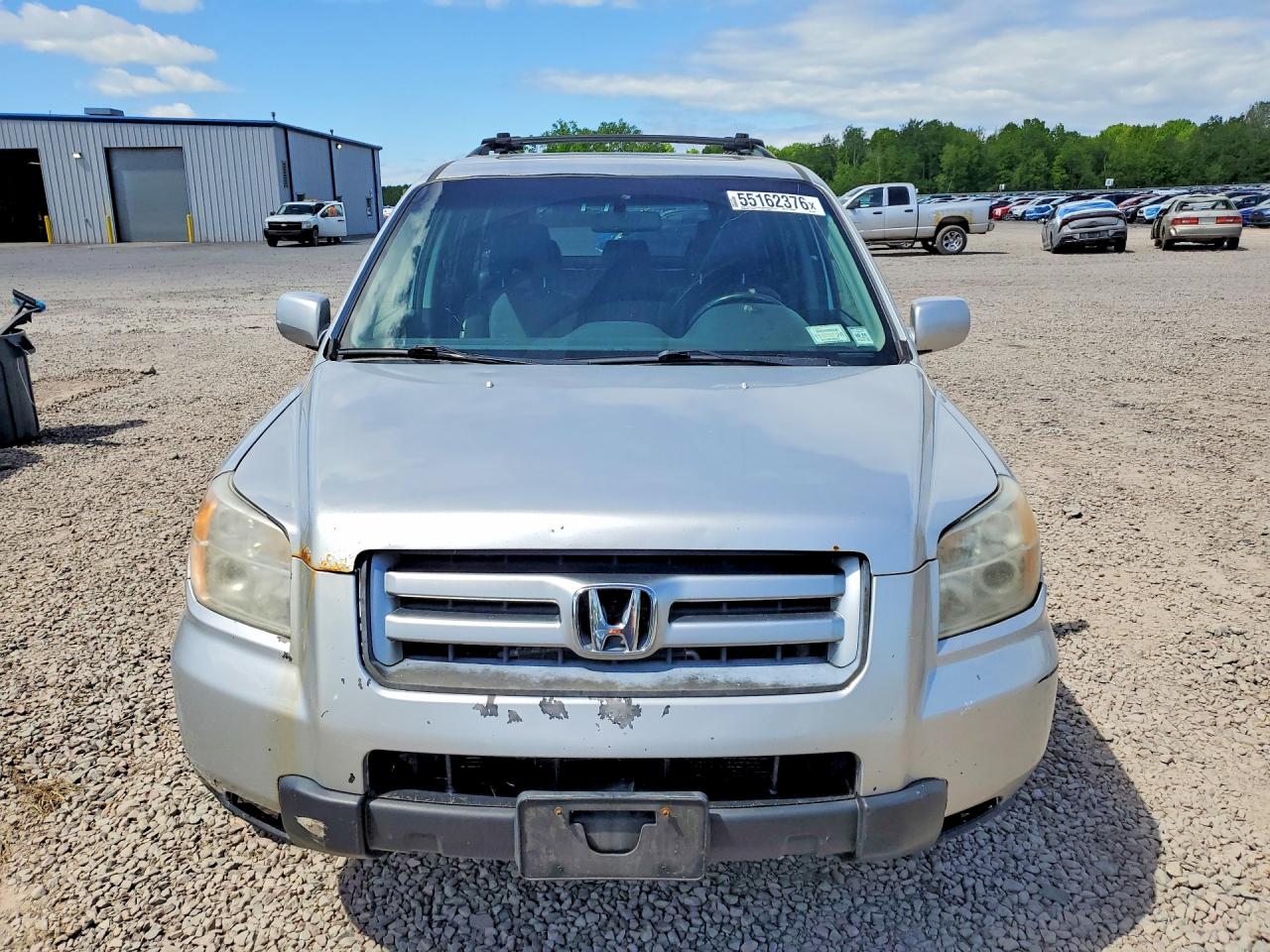 2006 Honda Pilot Ex Silver vin: 2HKYF18706H514144