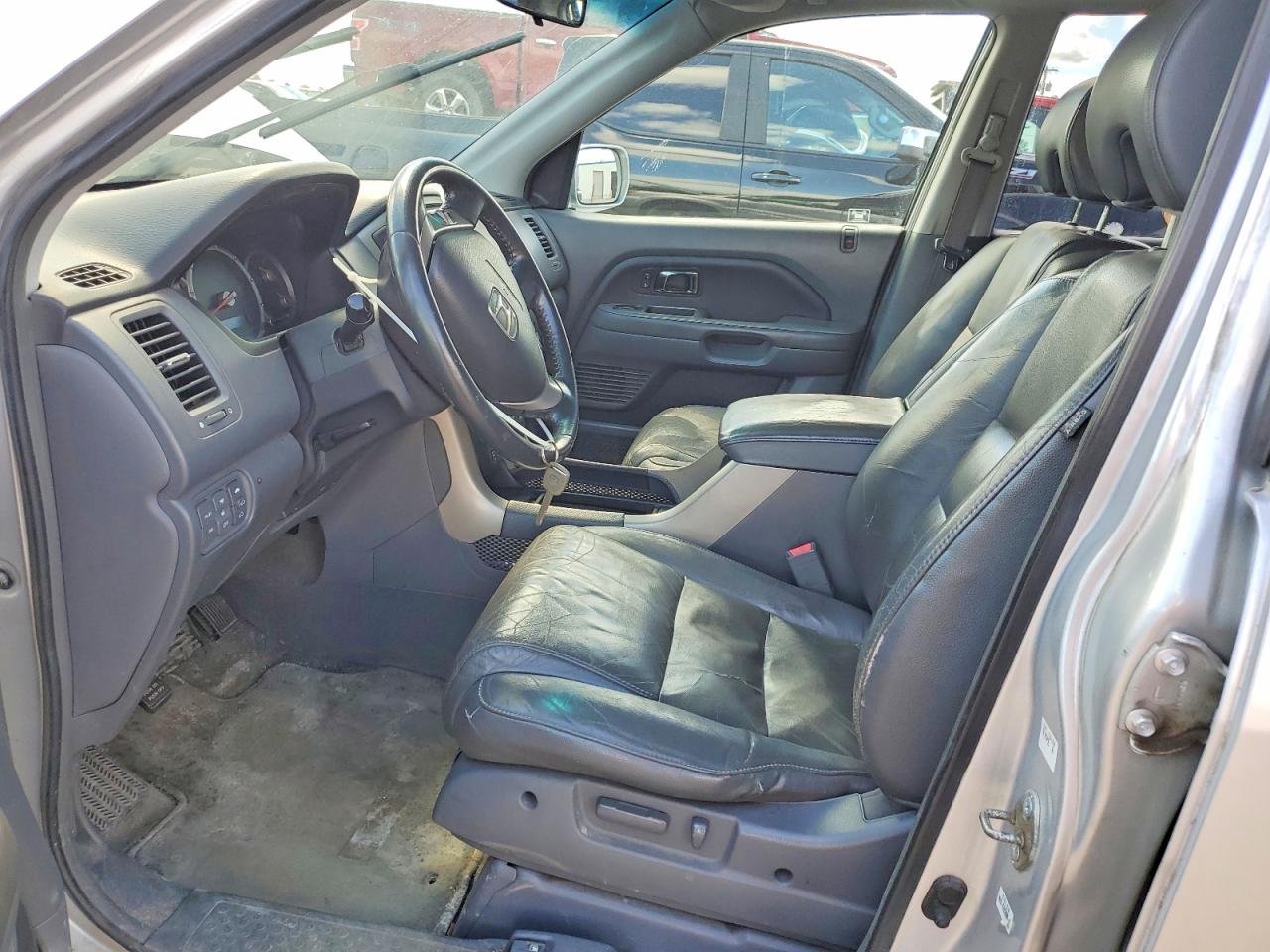 2006 Honda Pilot Ex Silver vin: 2HKYF18706H514144