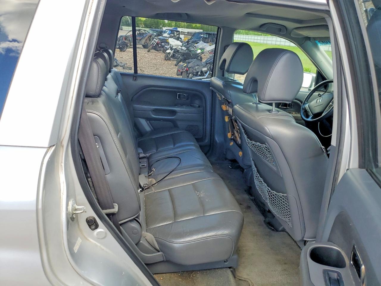 2006 Honda Pilot Ex Silver vin: 2HKYF18706H514144