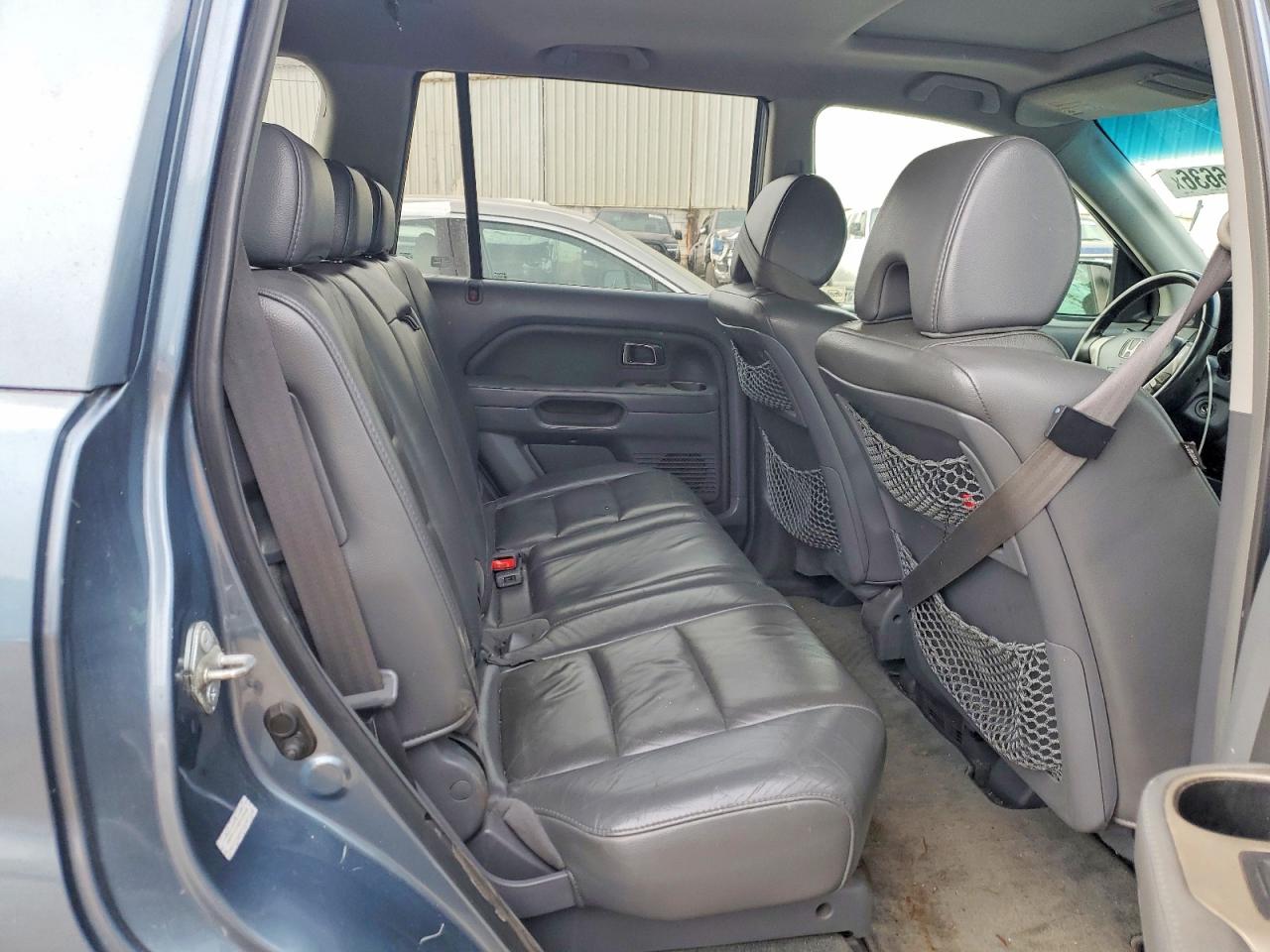 2006 Honda Pilot Ex Blue vin: 2HKYF18706H535608