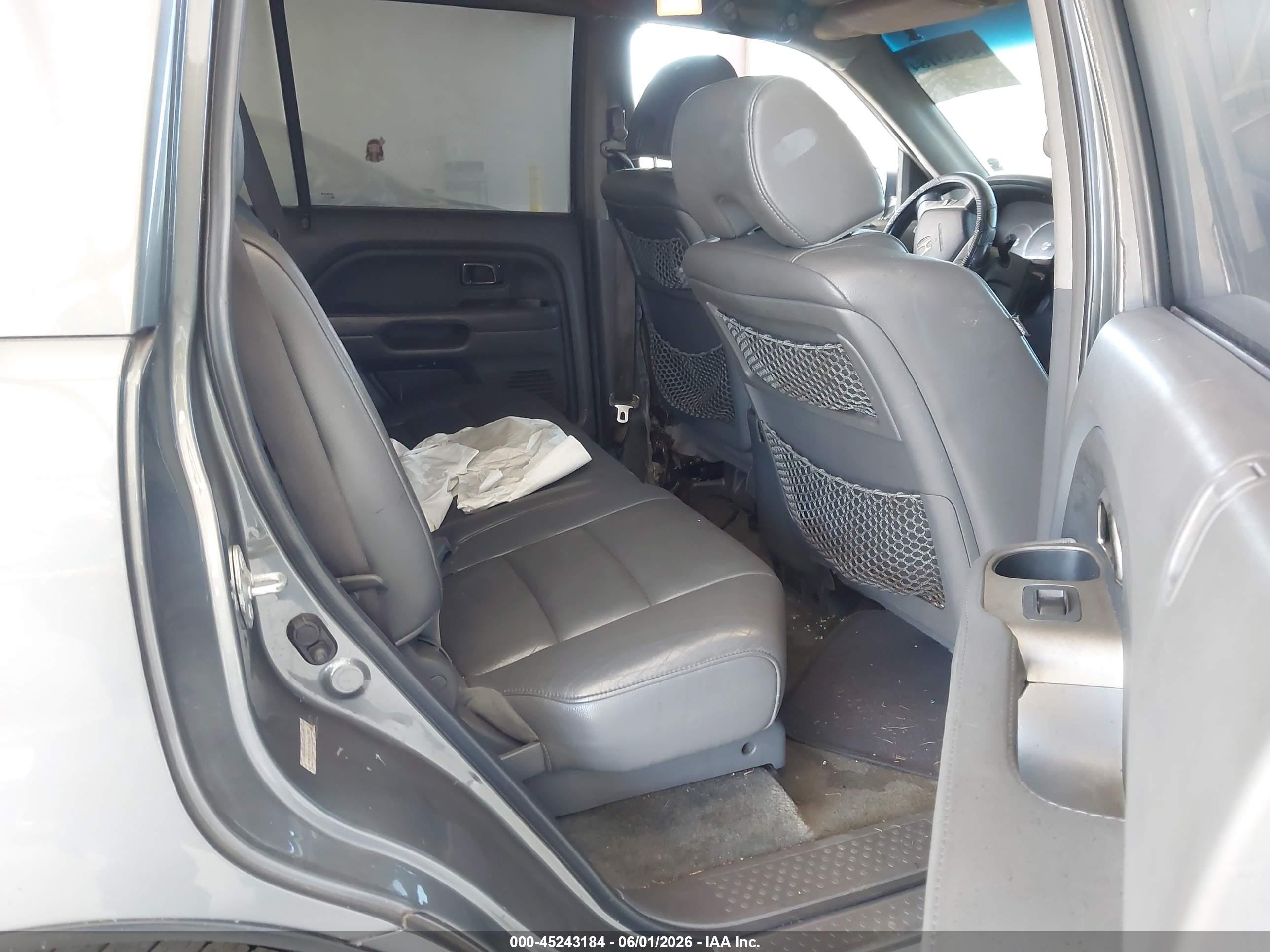 2007 Honda Pilot Ex-l Gray vin: 2HKYF18707H501783