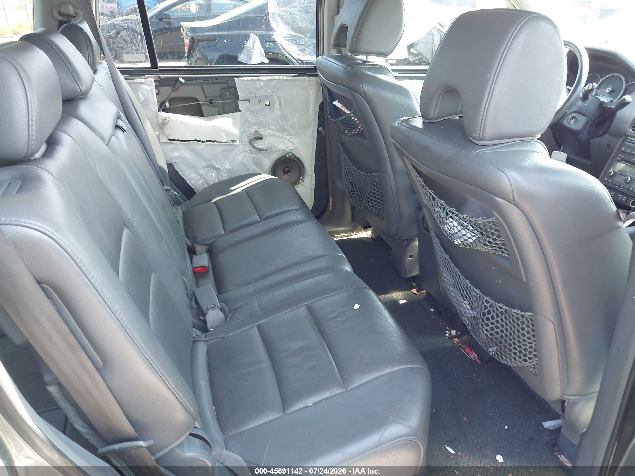 2007 Honda Pilot Ex-l Gray vin: 2HKYF18707H510354