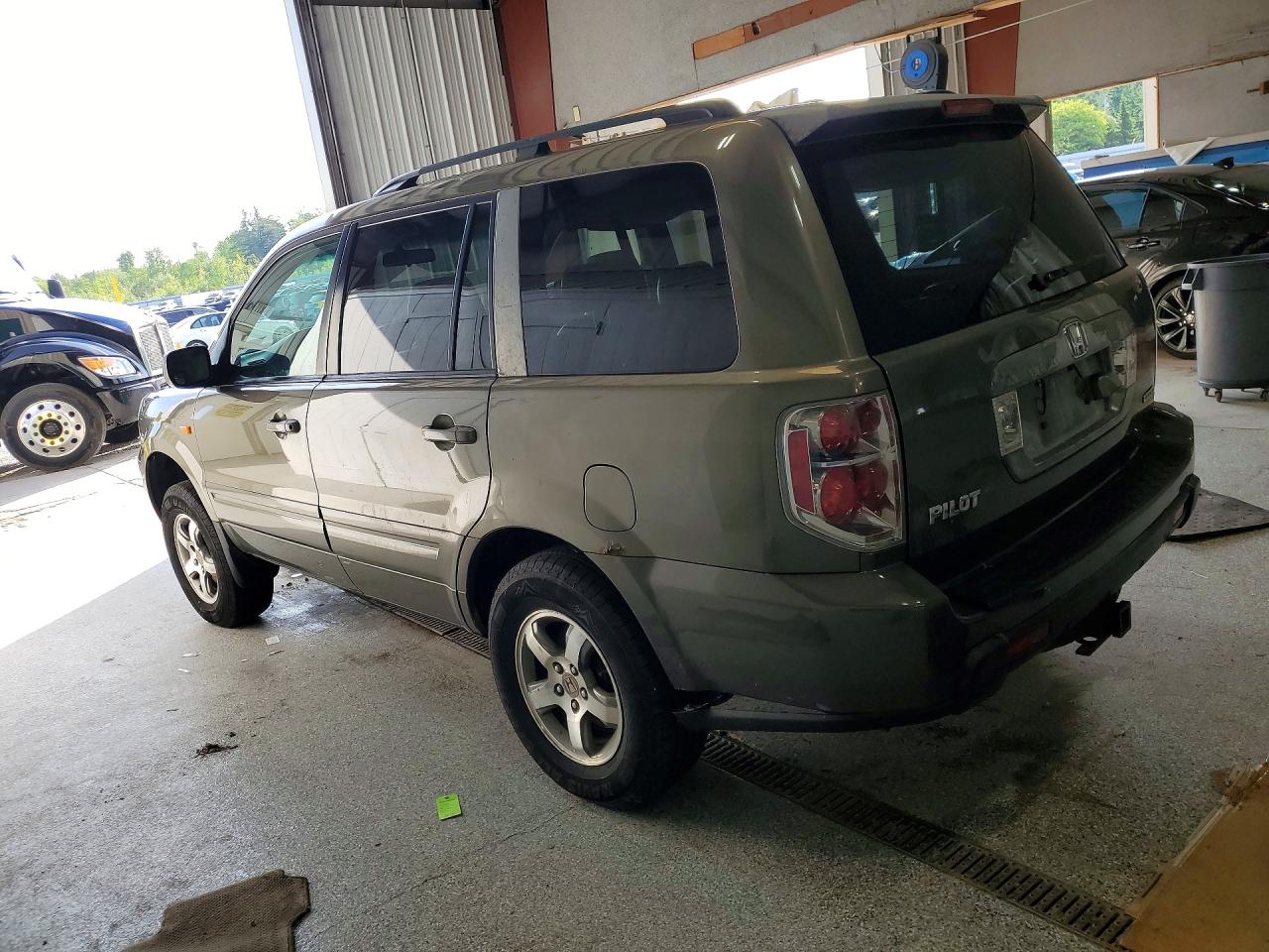 2007 Honda Pilot Exl Green vin: 2HKYF18707H527350