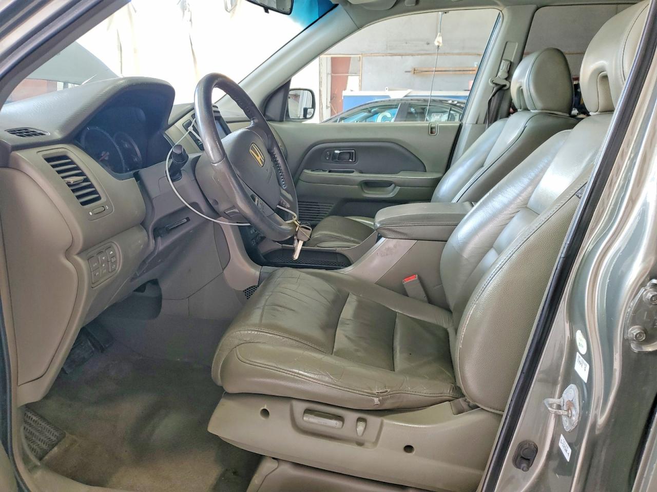 2007 Honda Pilot Exl Green vin: 2HKYF18707H527350
