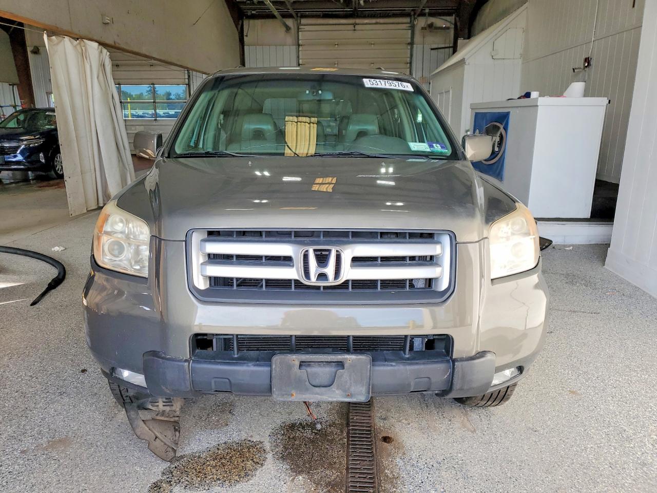 2007 Honda Pilot Exl Green vin: 2HKYF18707H527350