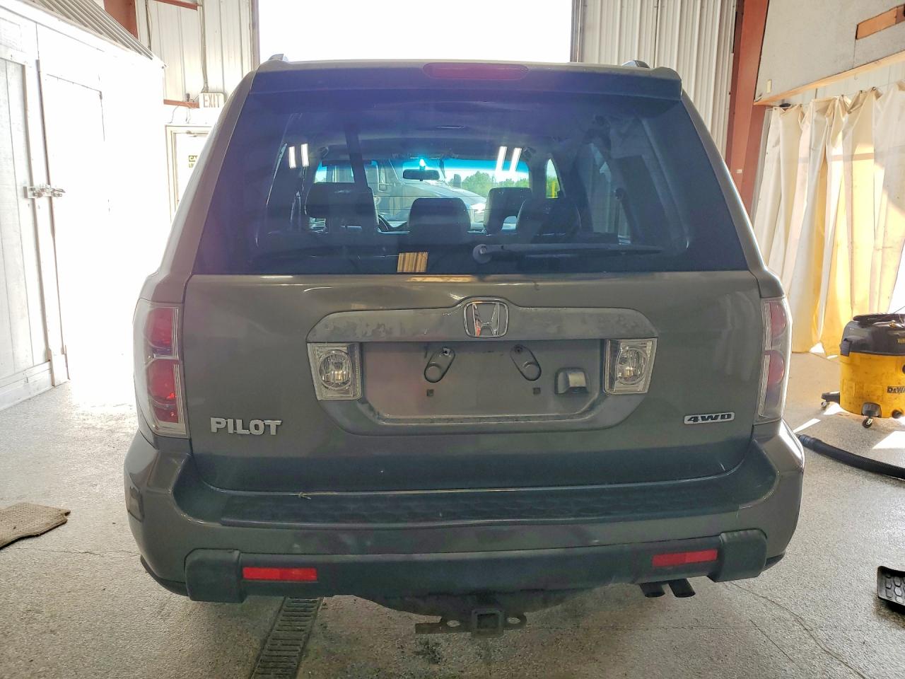 2007 Honda Pilot Exl Green vin: 2HKYF18707H527350