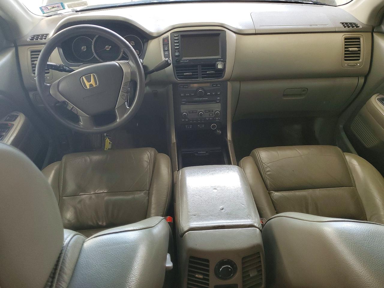 2007 Honda Pilot Exl Green vin: 2HKYF18707H527350