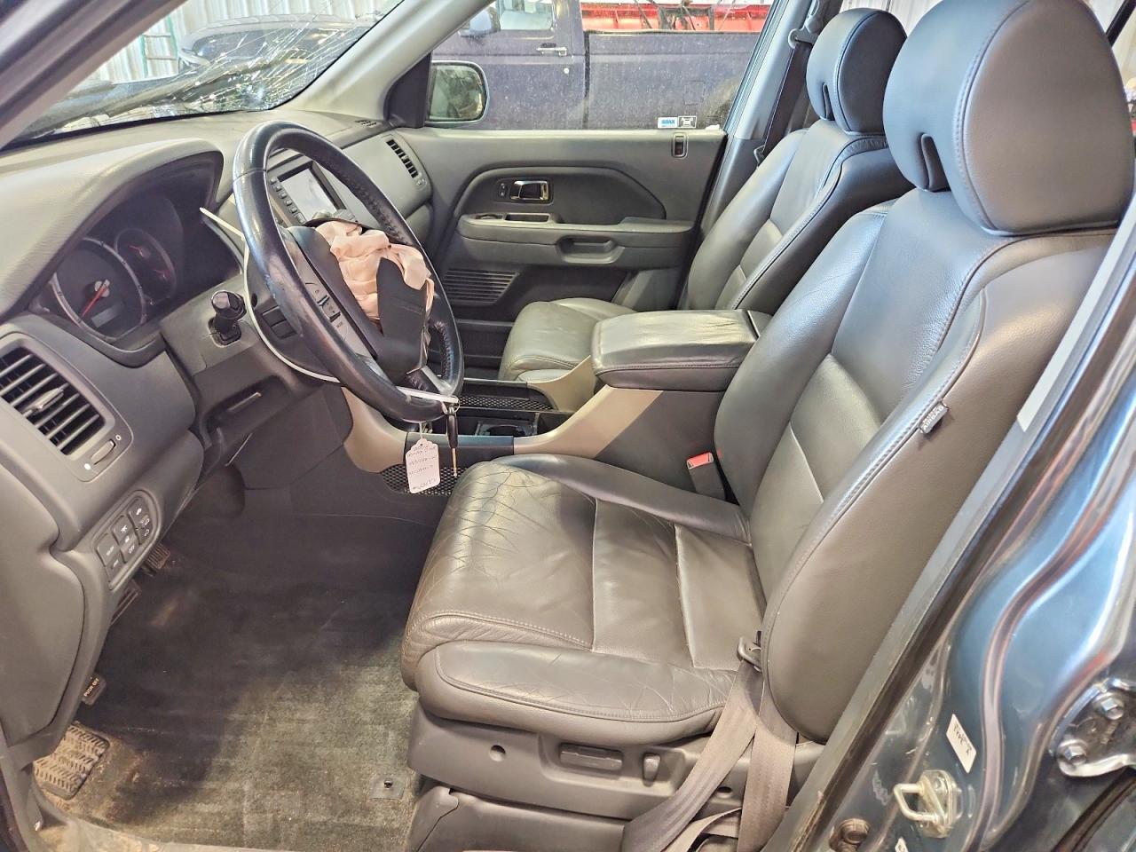 2006 Honda Pilot Ex Blue vin: 2HKYF18716H529901