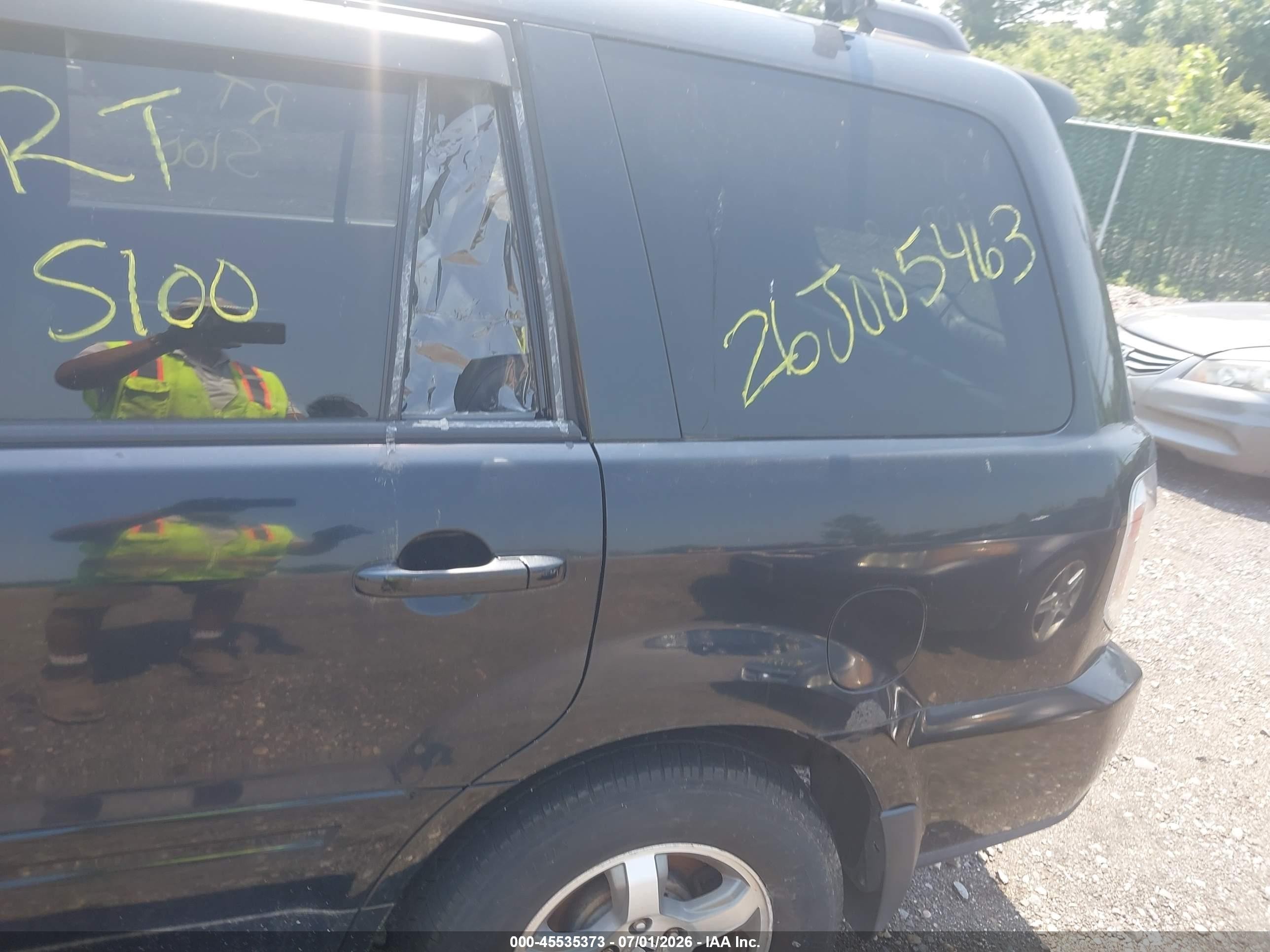 2006 Honda Pilot Ex-l Серый vin: 2HKYF18716H530305