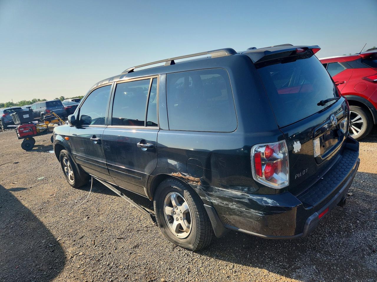 2006 Honda Pilot Ex Black vin: 2HKYF18716H546035