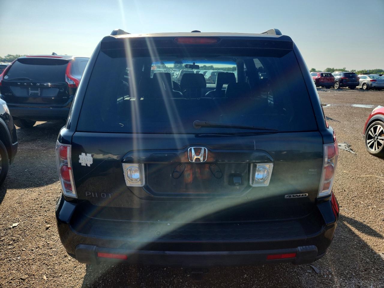 2006 Honda Pilot Ex Black vin: 2HKYF18716H546035
