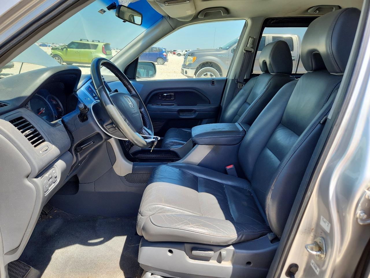 2006 Honda Pilot Ex Silver vin: 2HKYF18716H553647