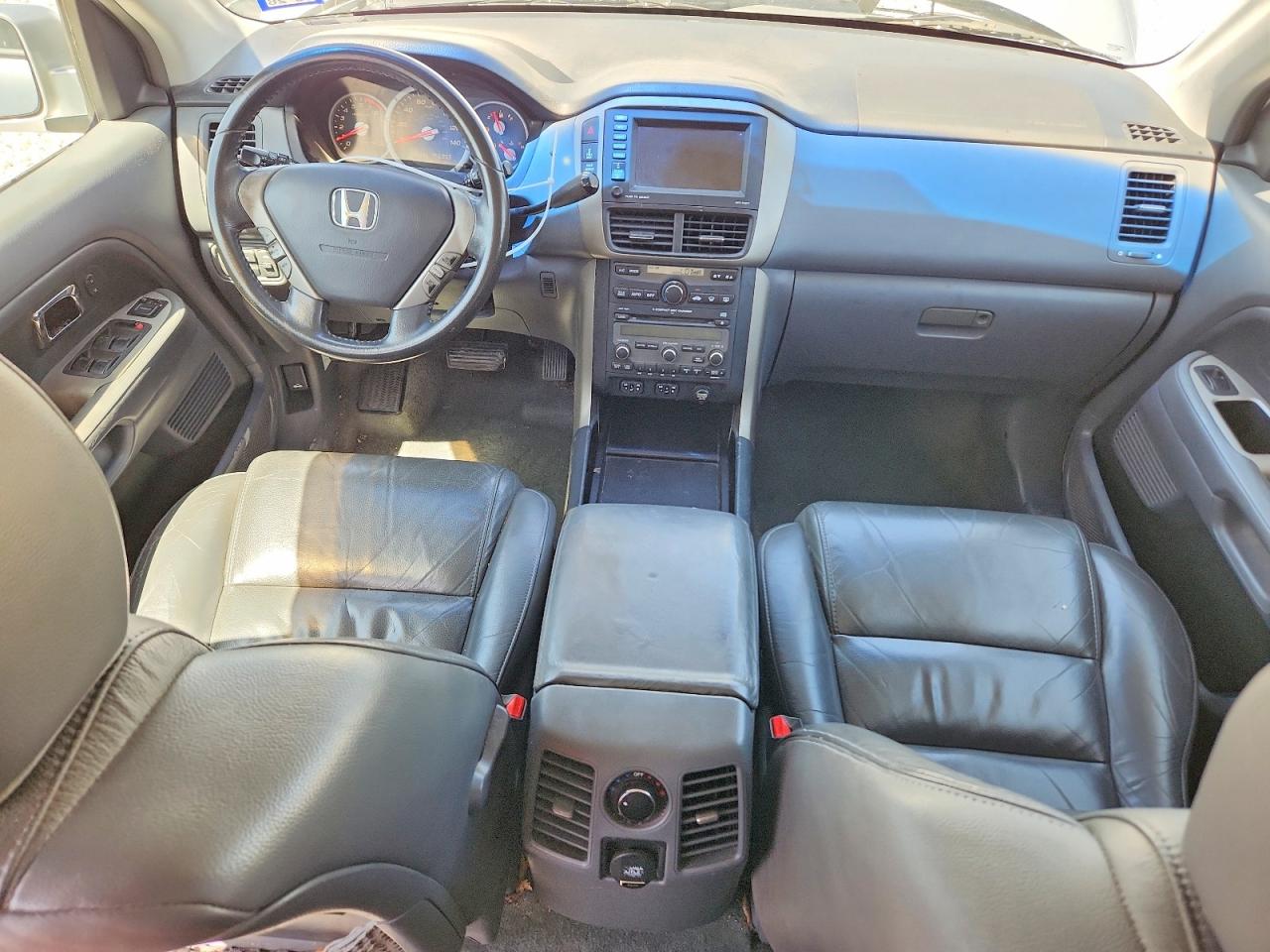 2006 Honda Pilot Ex Silver vin: 2HKYF18716H553647