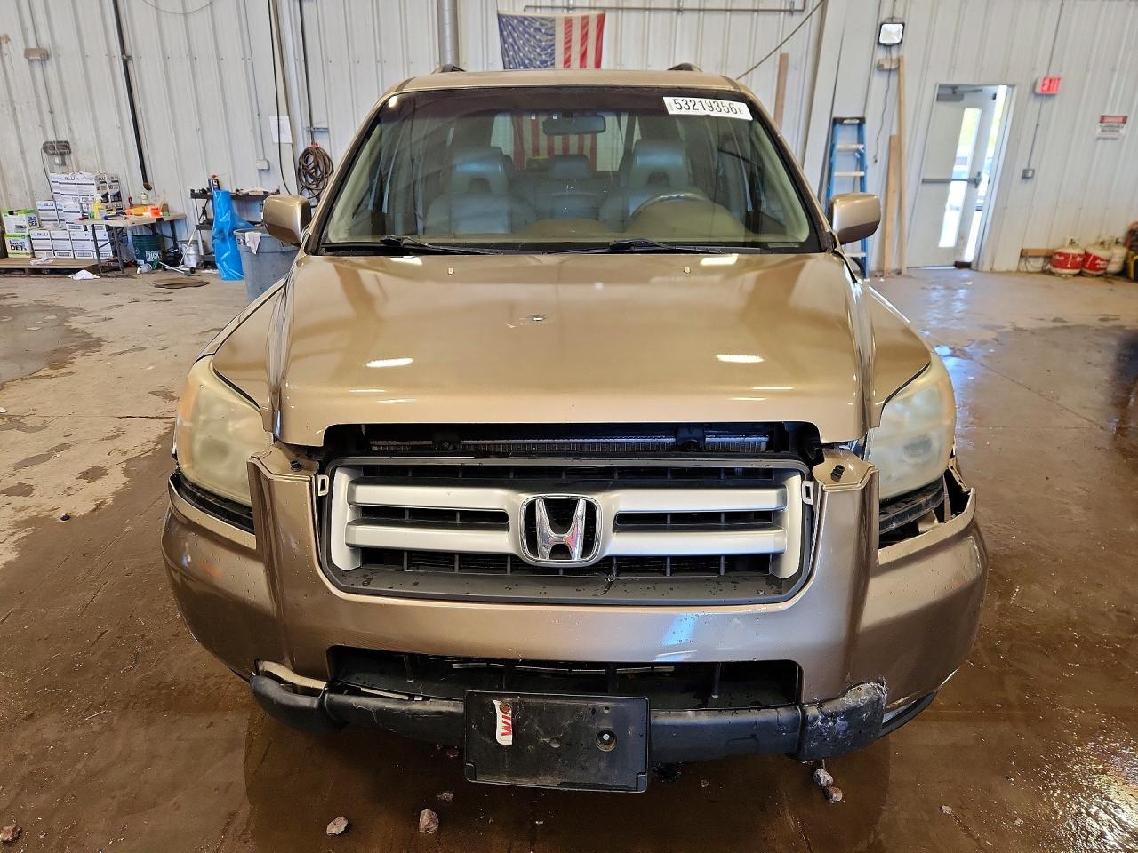 2006 Honda Pilot Ex Gold vin: 2HKYF18716H557620