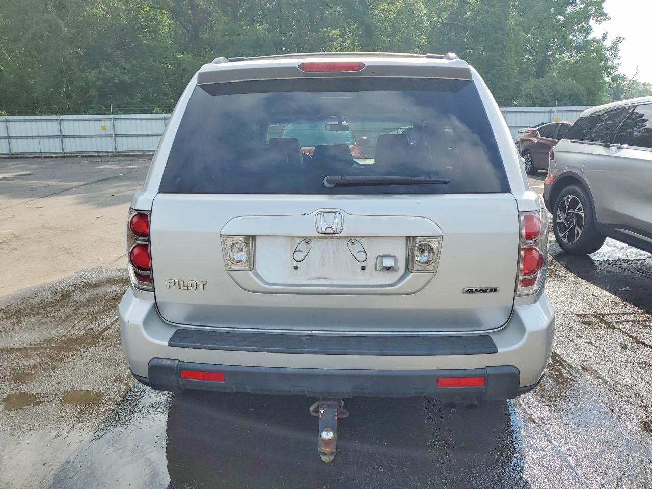 2007 Honda Pilot Exl Silver vin: 2HKYF18717H522822