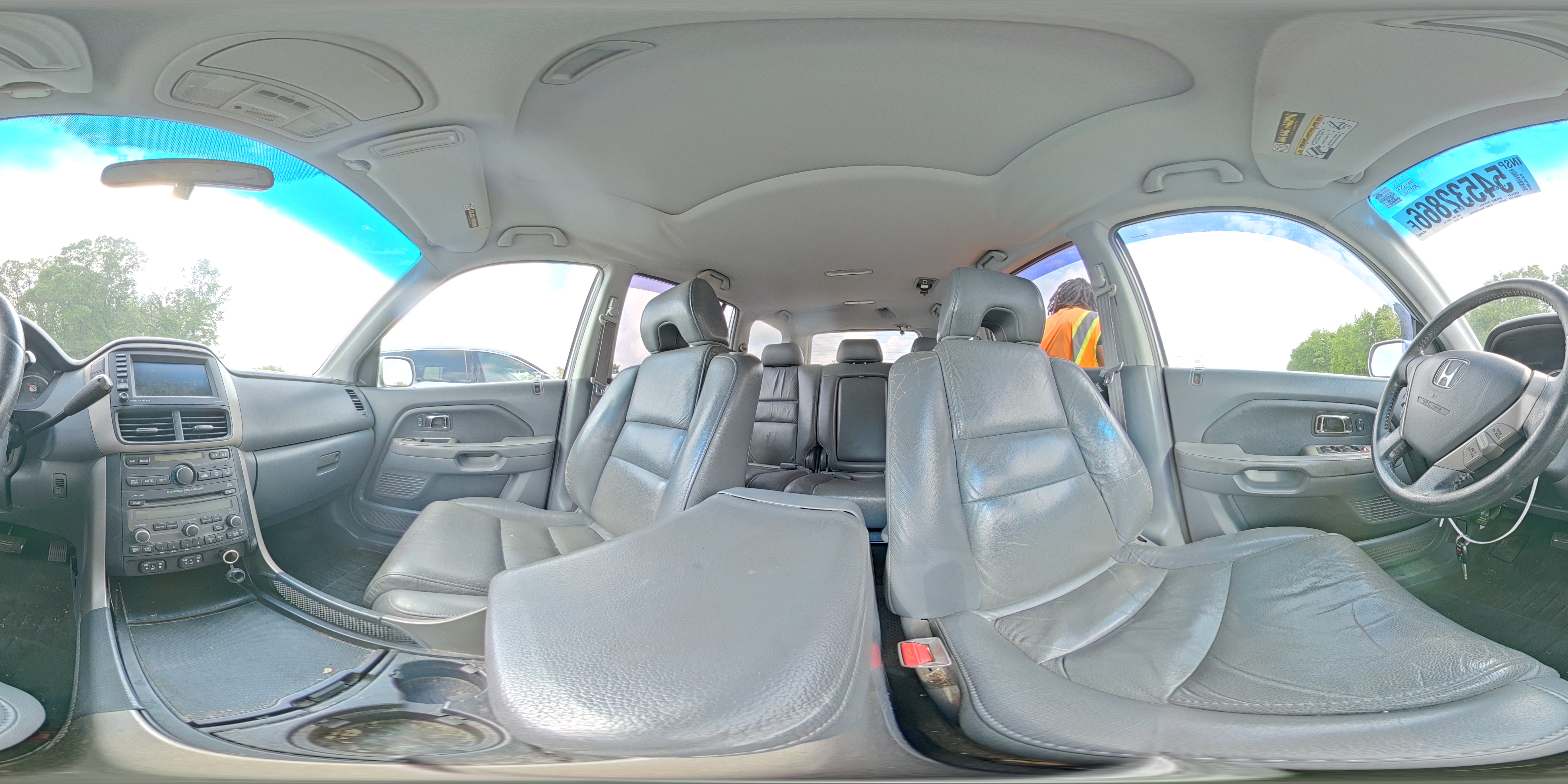 2007 Honda Pilot Exl Silver vin: 2HKYF18717H522822