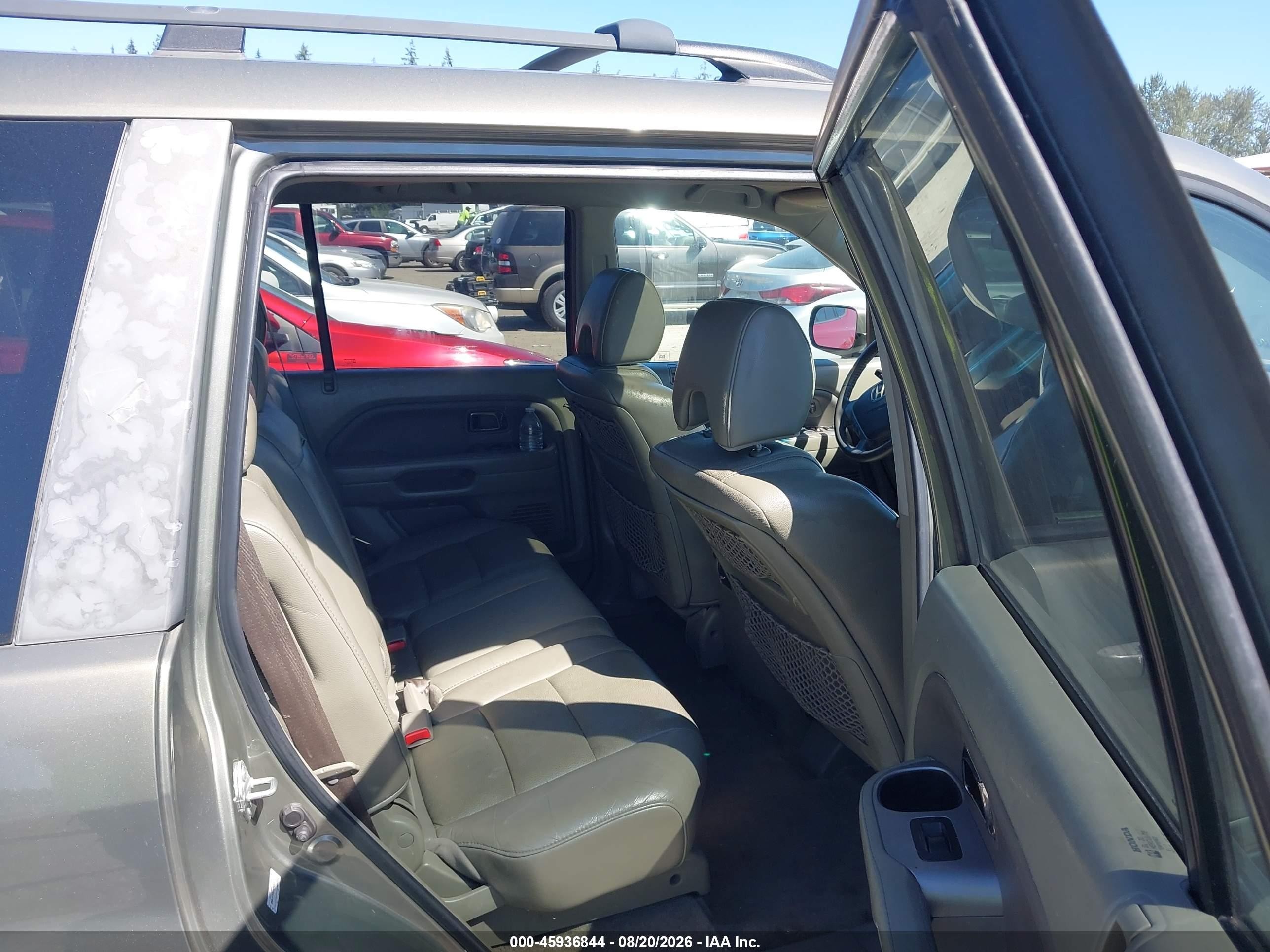 2007 Honda Pilot Ex-l Gold vin: 2HKYF18717H539118