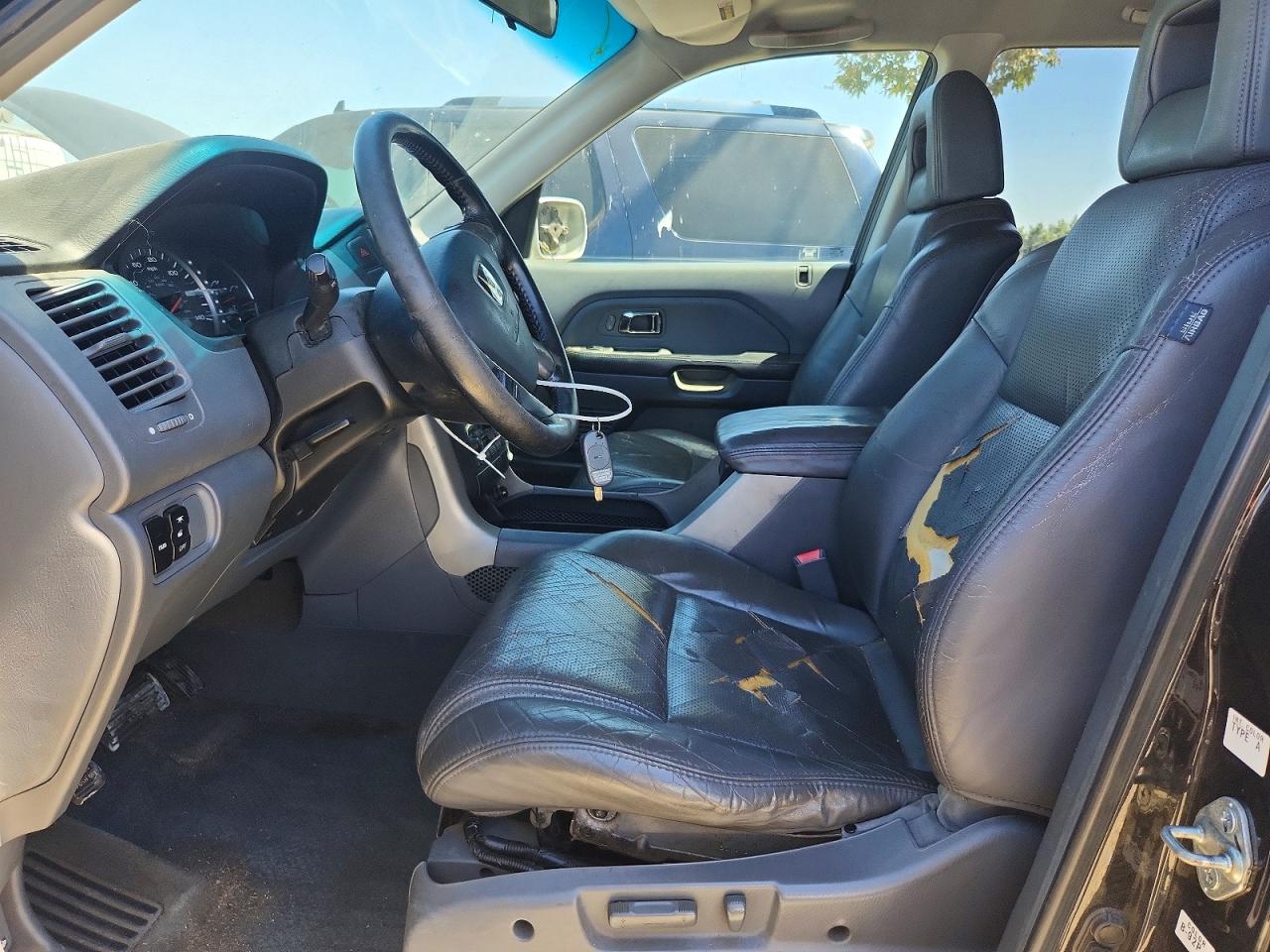2003 Honda Pilot Exl Black vin: 2HKYF18723H591058
