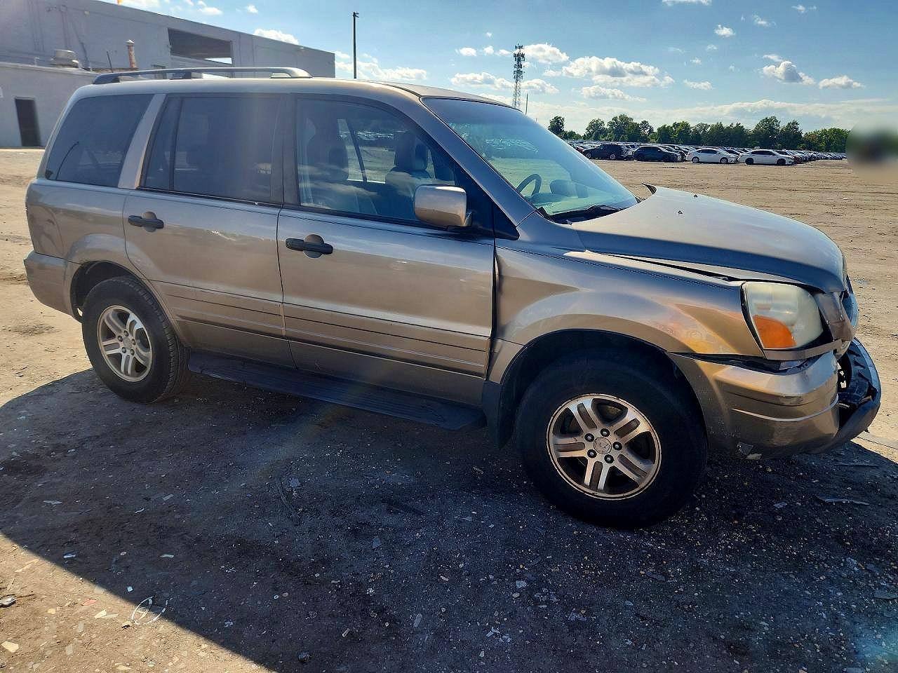 2003 Honda Pilot Exl Золотой vin: 2HKYF18723H617111
