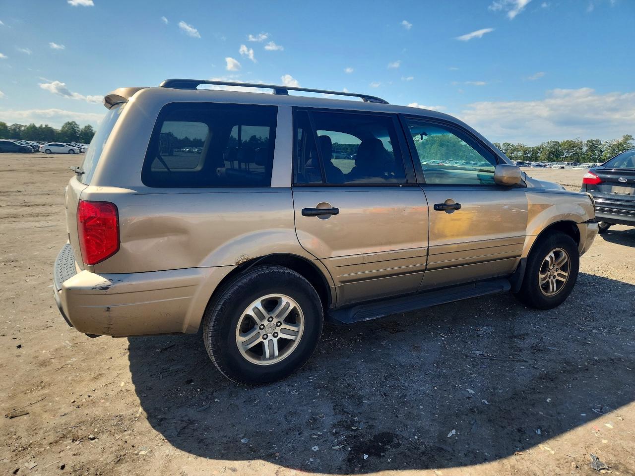 2003 Honda Pilot Exl Золотой vin: 2HKYF18723H617111