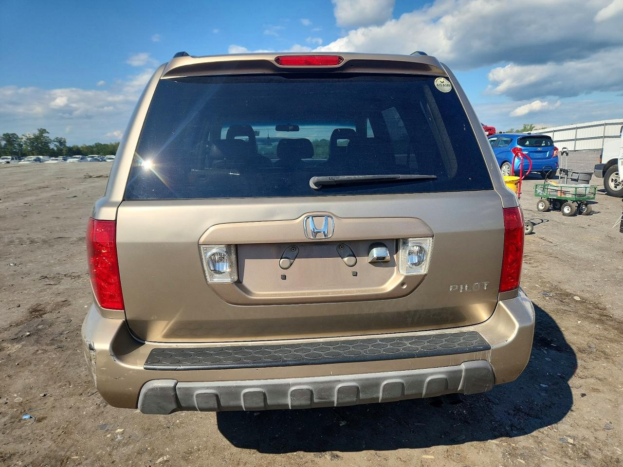 2003 Honda Pilot Exl Золотой vin: 2HKYF18723H617111