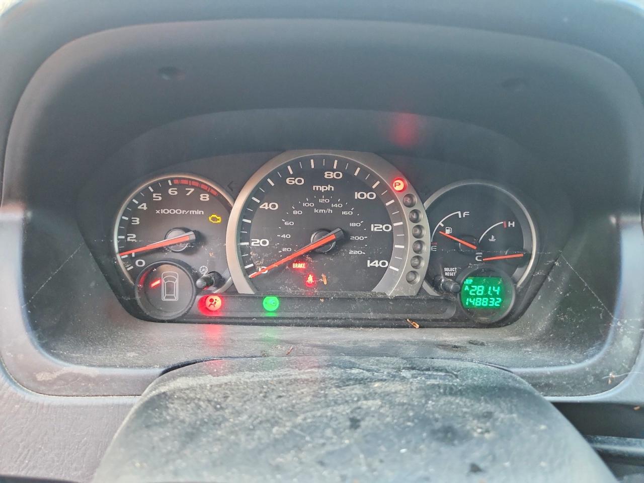 2004 Honda Pilot Exl Silver vin: 2HKYF18724H575931