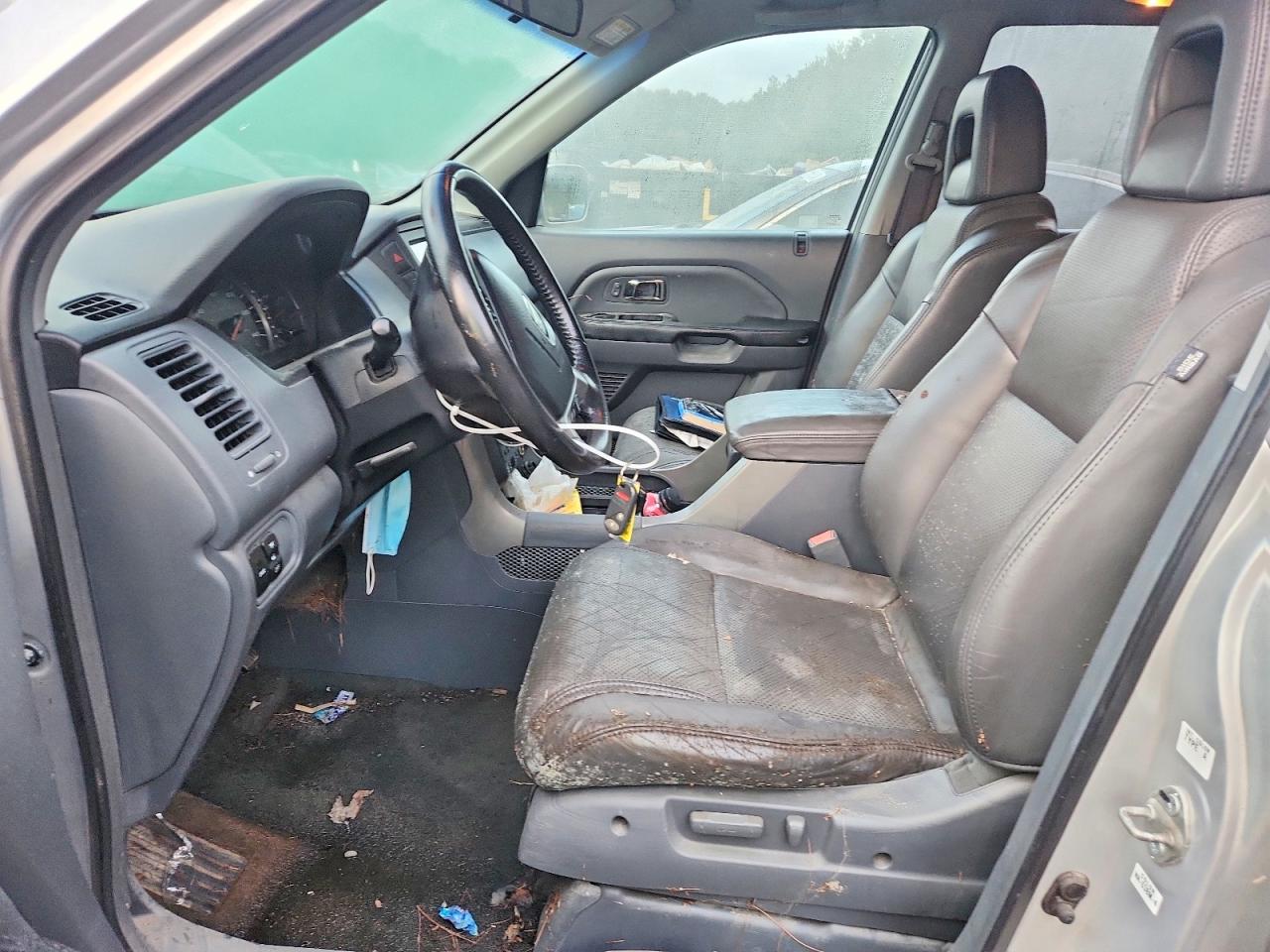 2004 Honda Pilot Exl Silver vin: 2HKYF18724H575931