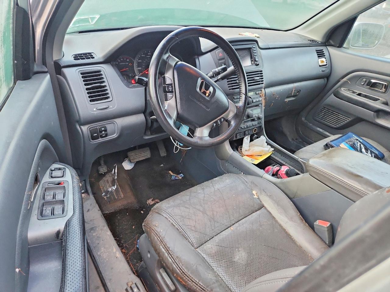 2004 Honda Pilot Exl Silver vin: 2HKYF18724H575931