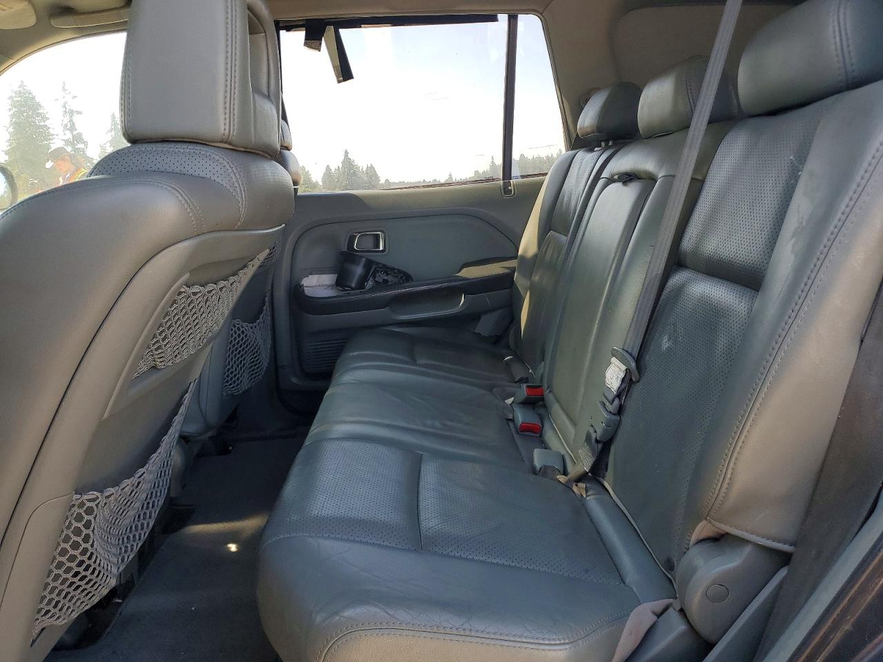 2005 Honda Pilot Exl Charcoal vin: 2HKYF18725H508098