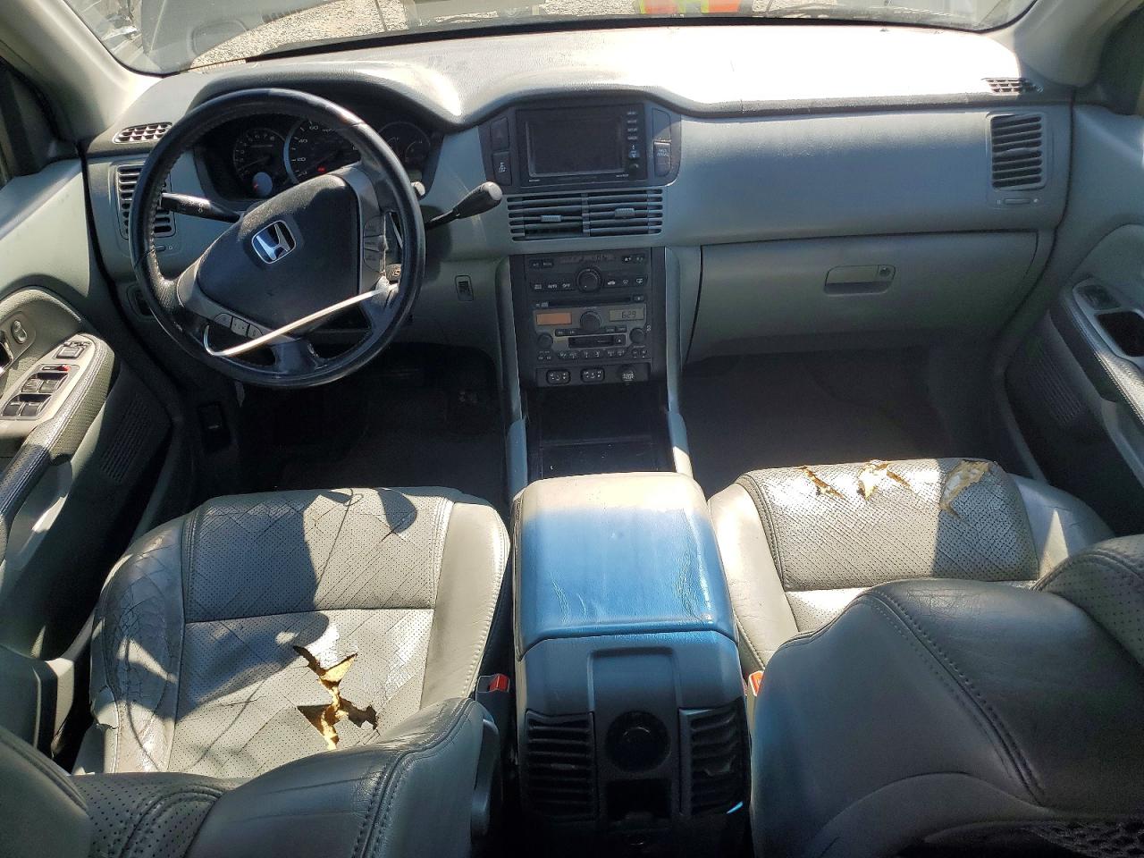 2005 Honda Pilot Exl Charcoal vin: 2HKYF18725H508098