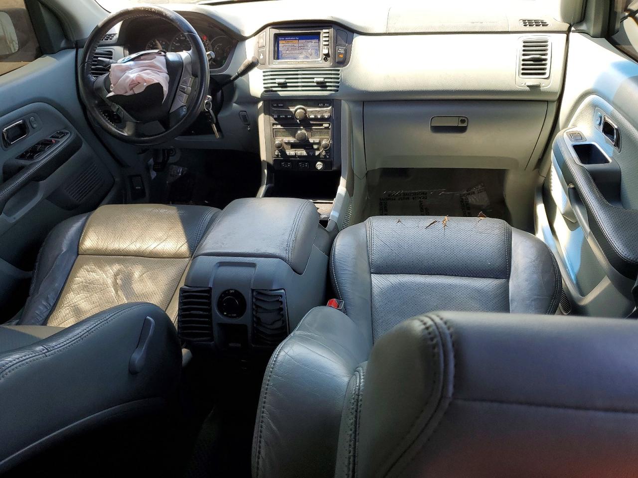 2005 Honda Pilot Exl Charcoal vin: 2HKYF18725H561478
