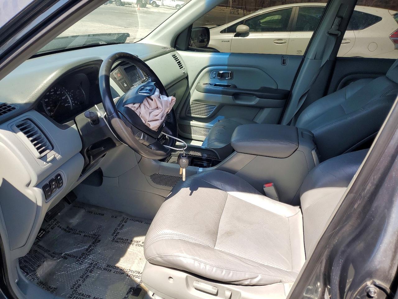 2005 Honda Pilot Exl Charcoal vin: 2HKYF18725H561478