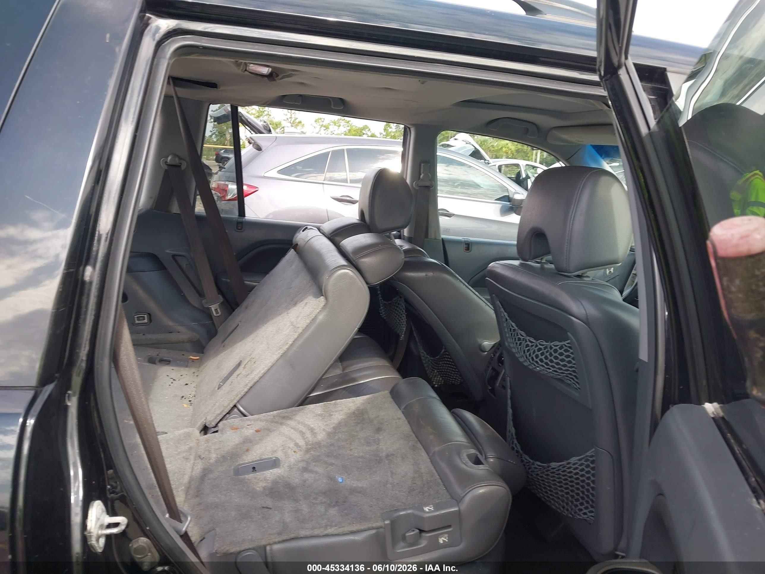 2007 Honda Pilot Ex-l Black vin: 2HKYF18727H519928