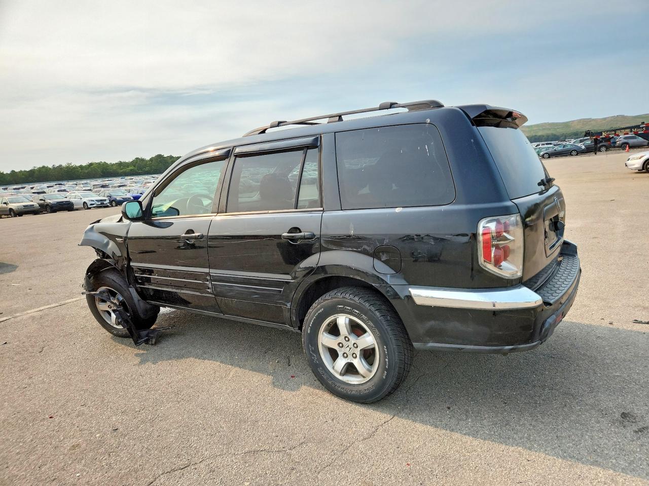 2007 Honda Pilot Exl Black vin: 2HKYF18727H540813