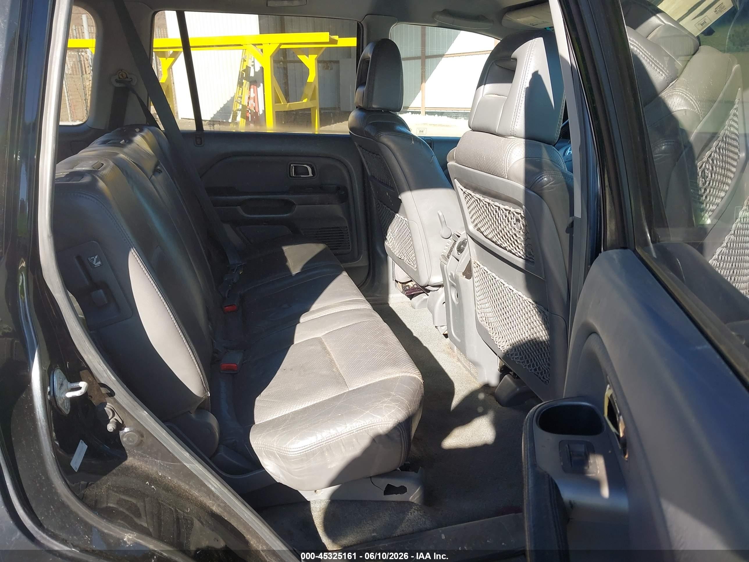 2003 Honda Pilot Ex-l Black vin: 2HKYF18733H501125