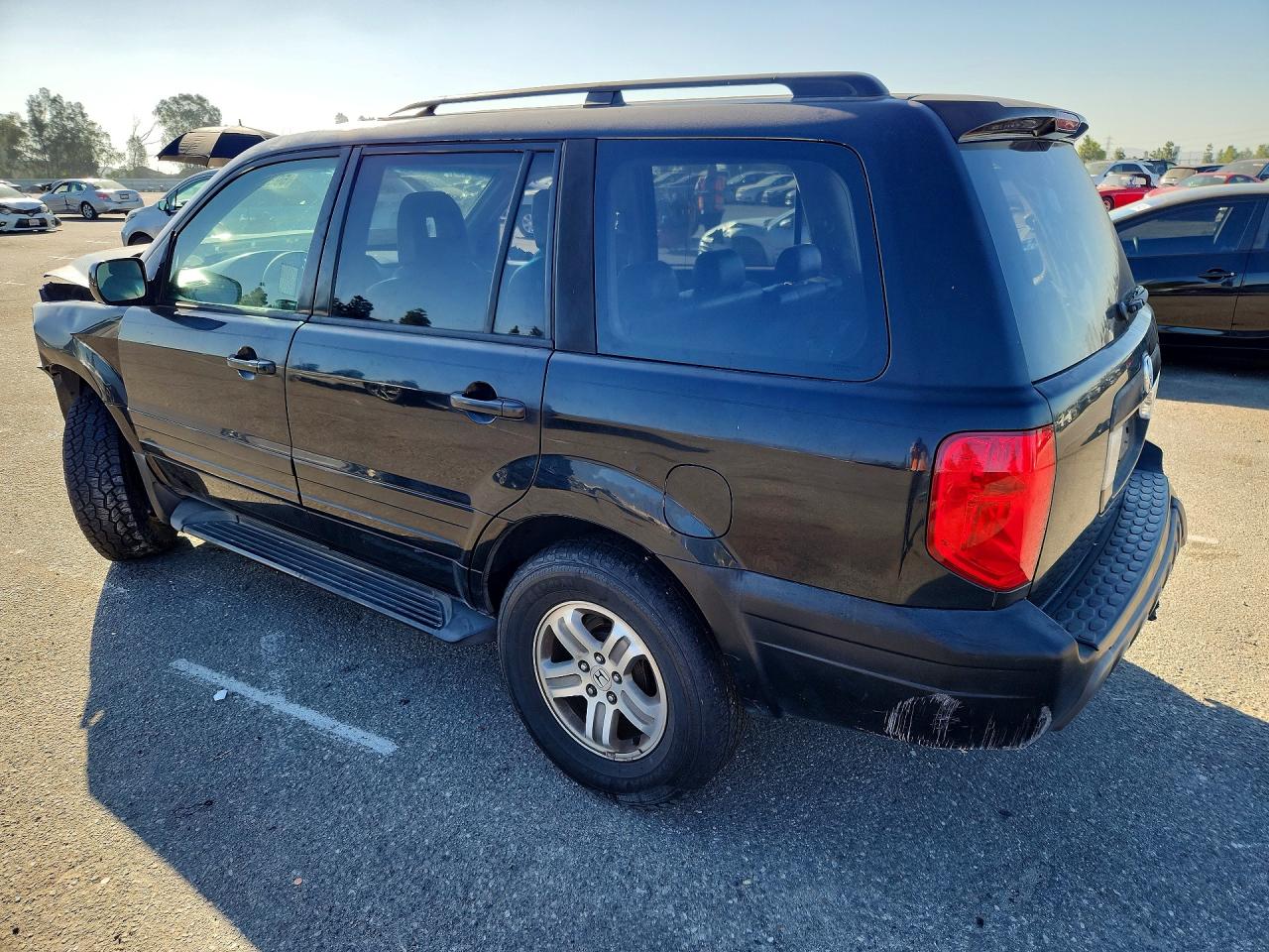 2004 Honda Pilot Exl Black vin: 2HKYF18734H511834