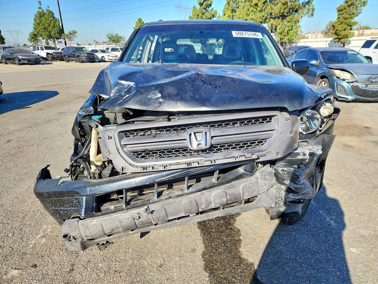 2004 Honda Pilot Exl Black vin: 2HKYF18734H511834