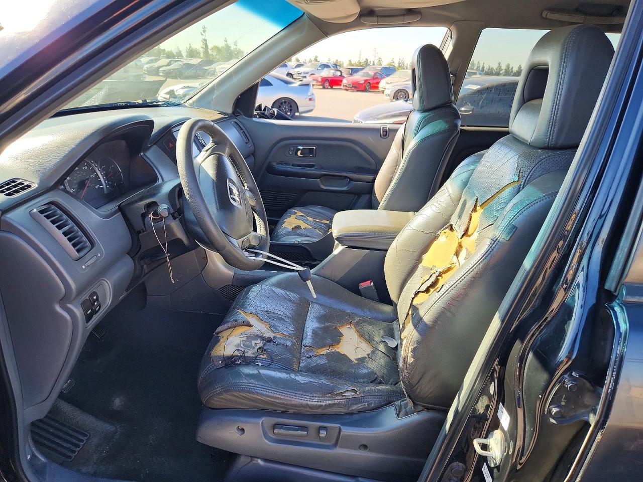 2004 Honda Pilot Exl Black vin: 2HKYF18734H511834