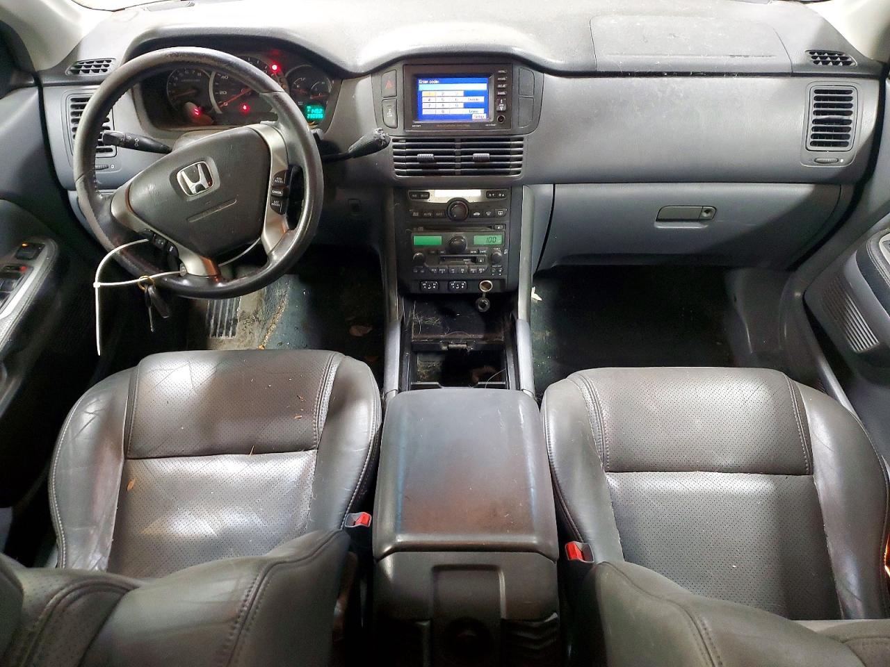 2004 Honda Pilot Exl Silver vin: 2HKYF18734H512739