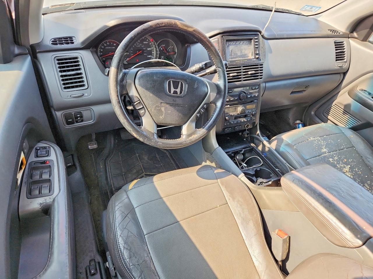 2004 Honda Pilot Exl Silver vin: 2HKYF18734H537639