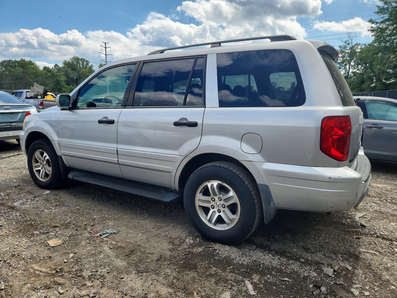 2004 Honda Pilot Exl Серебряный vin: 2HKYF18734H606314