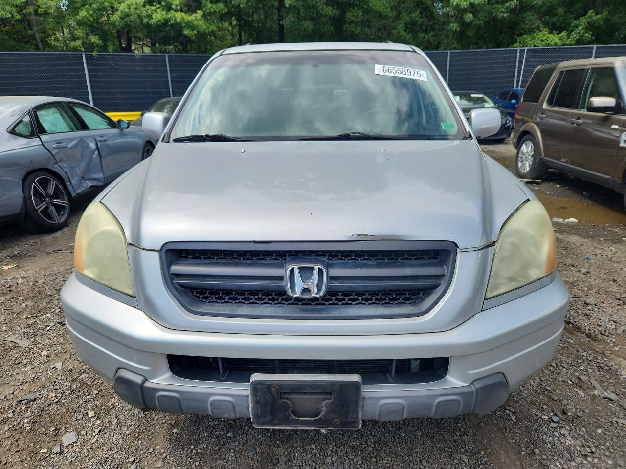 2004 Honda Pilot Exl Серебряный vin: 2HKYF18734H606314