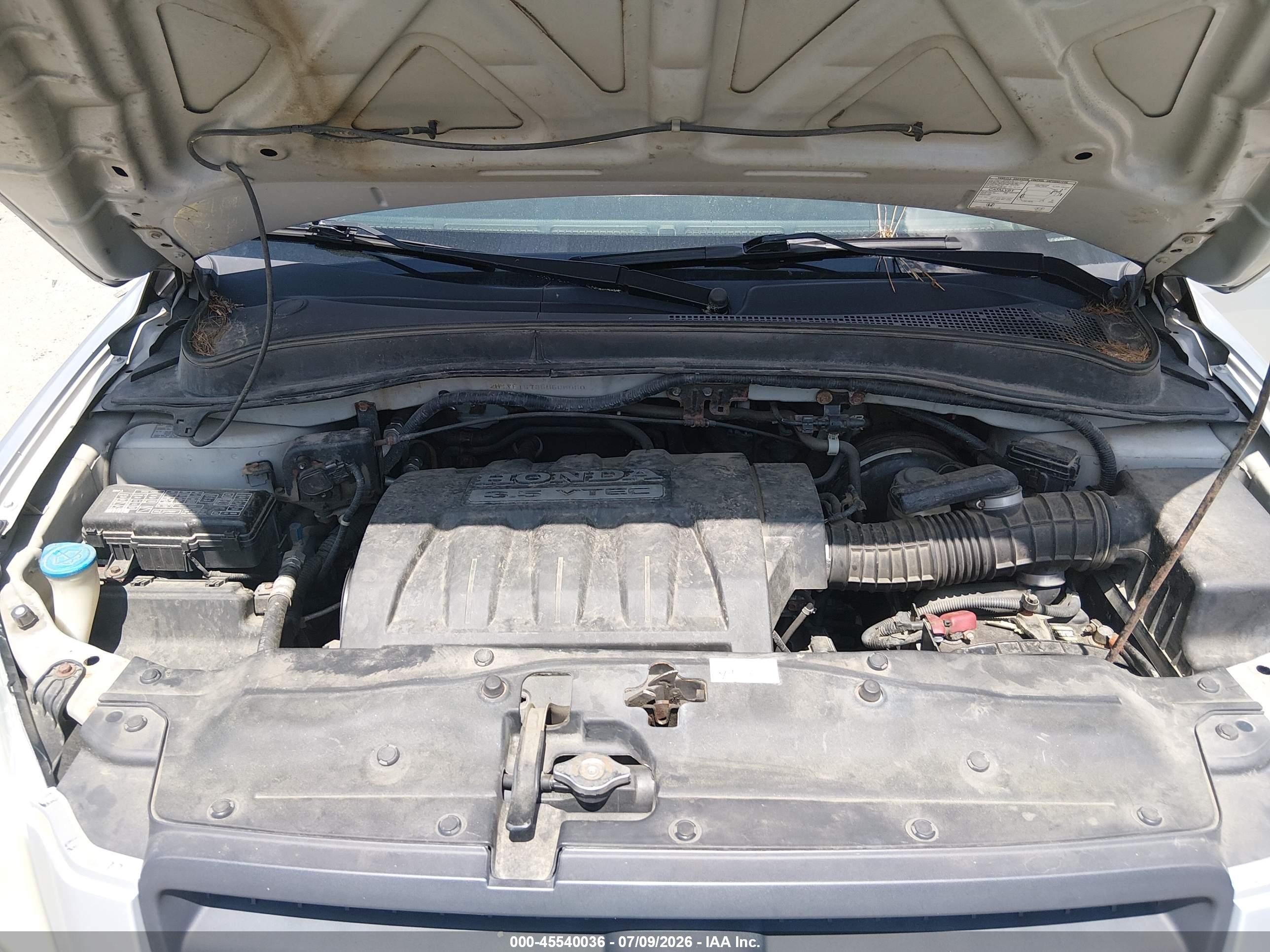 2005 Honda Pilot Ex-l Silver vin: 2HKYF18735H505050