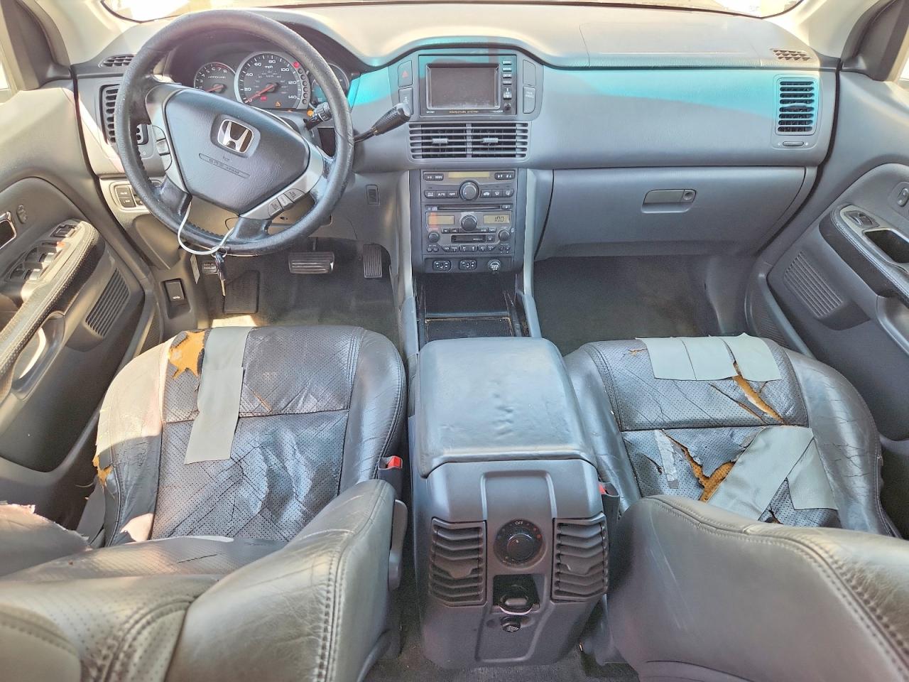 2005 Honda Pilot Exl Gray vin: 2HKYF18735H557486