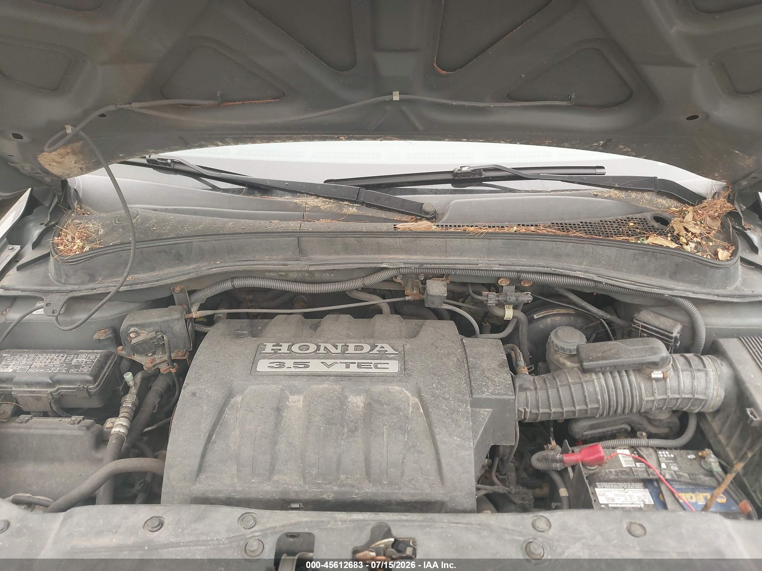 2007 Honda Pilot Ex-l Gray vin: 2HKYF18737H501390