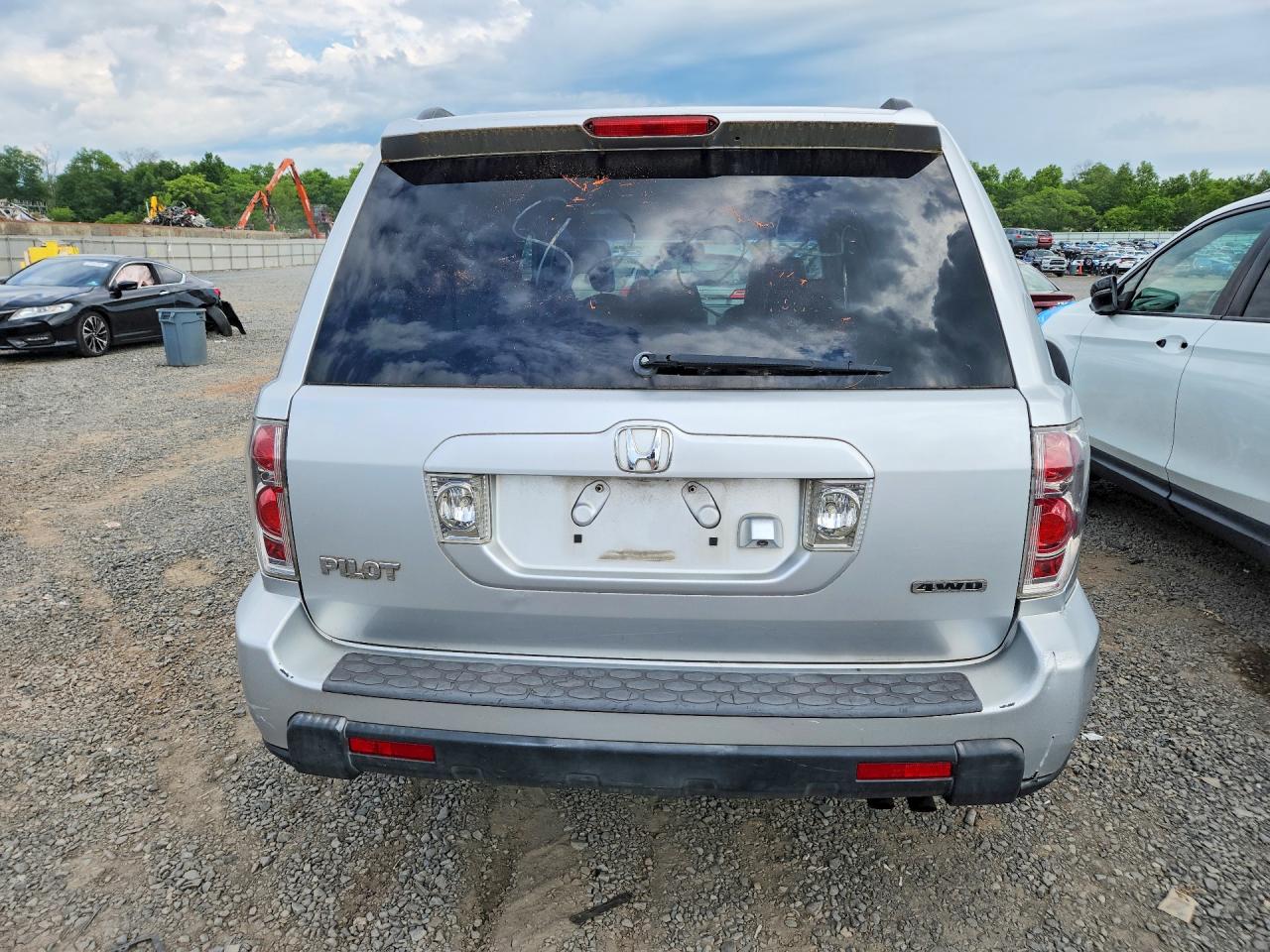 2007 Honda Pilot Exl Серебряный vin: 2HKYF18737H517556