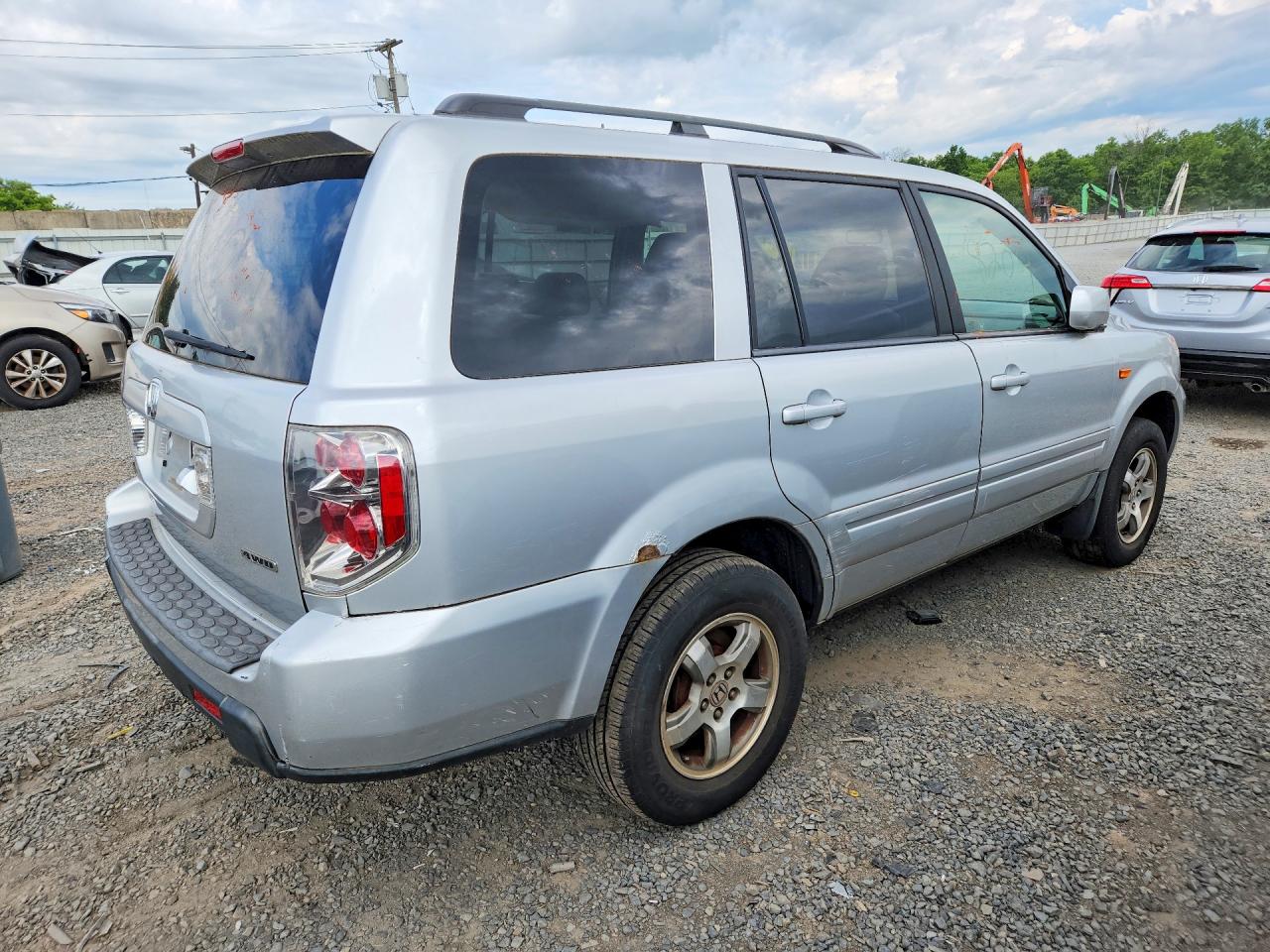 2007 Honda Pilot Exl Серебряный vin: 2HKYF18737H517556
