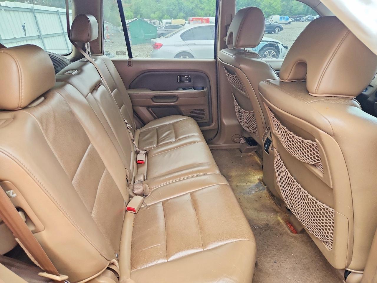 2007 Honda Pilot Exl Burgundy vin: 2HKYF18737H521395